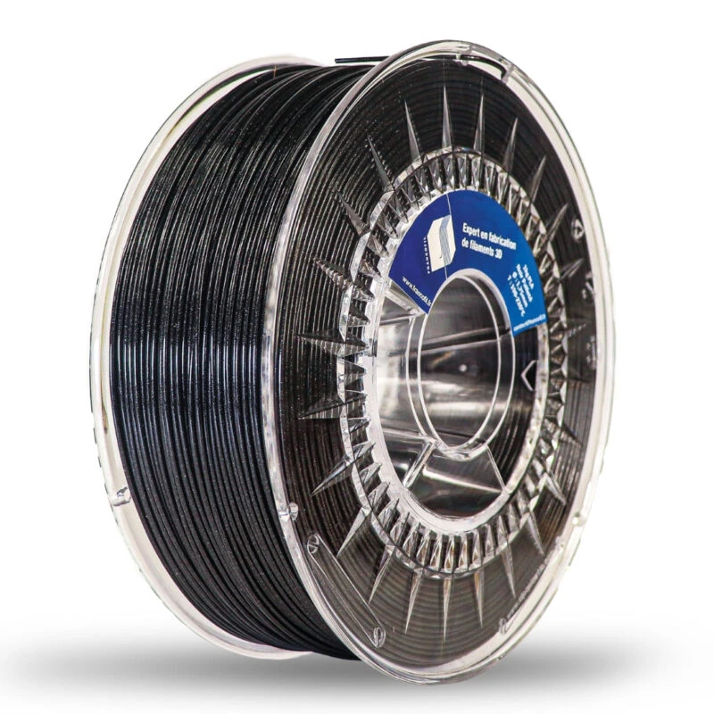 Filament PLA Noir Métal Pailleté